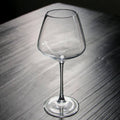 Burgundy tulip shaped wine glass