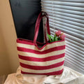 Women Handmade Bohemian style Strip fashioned Tote/Handbag