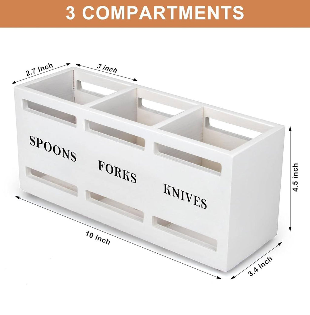 Wooden Cutlery Holder
