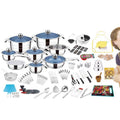 100pcs Heavy duty quality stainless steel Kaisavilla cookware set
