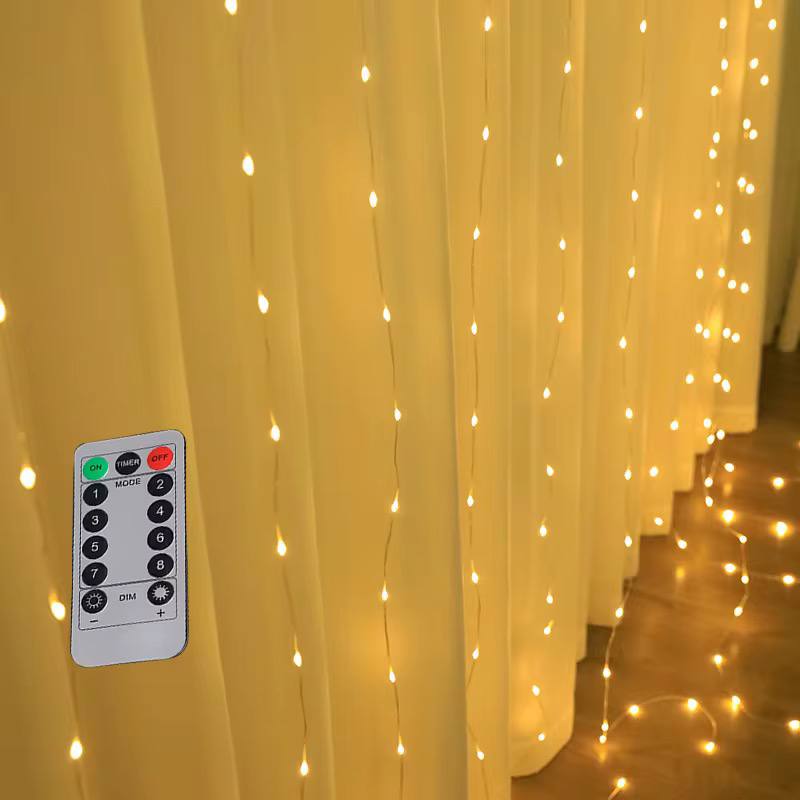 3MÌÑ3M CURTAIN LIGHTS WITH REMOTE