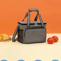Large capacity outdoor aluminium foil insulated lunch bag(B)