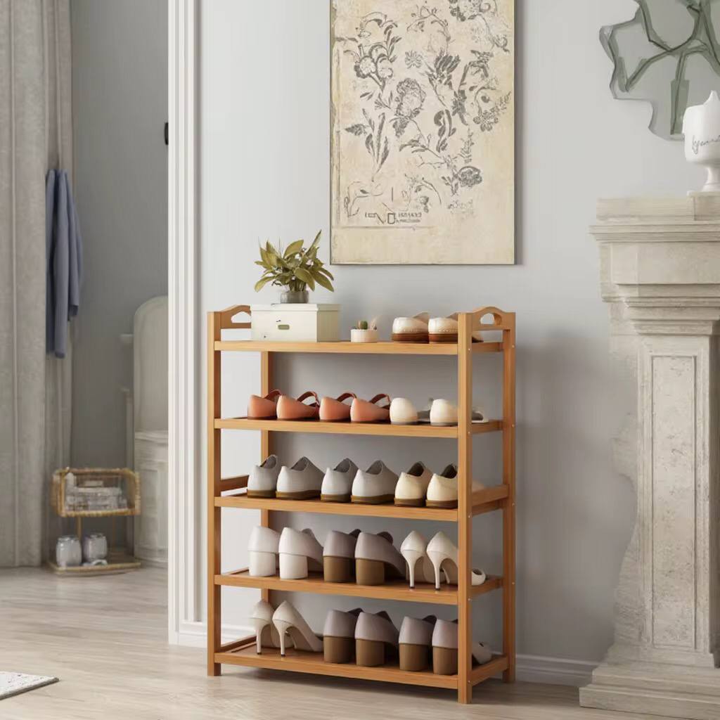 Bamboo Shoe Rack 5 layer
