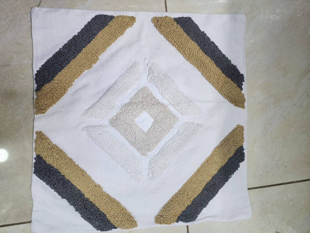 Boho throw pillow covers with tassels