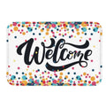 Themed message entryway door mats