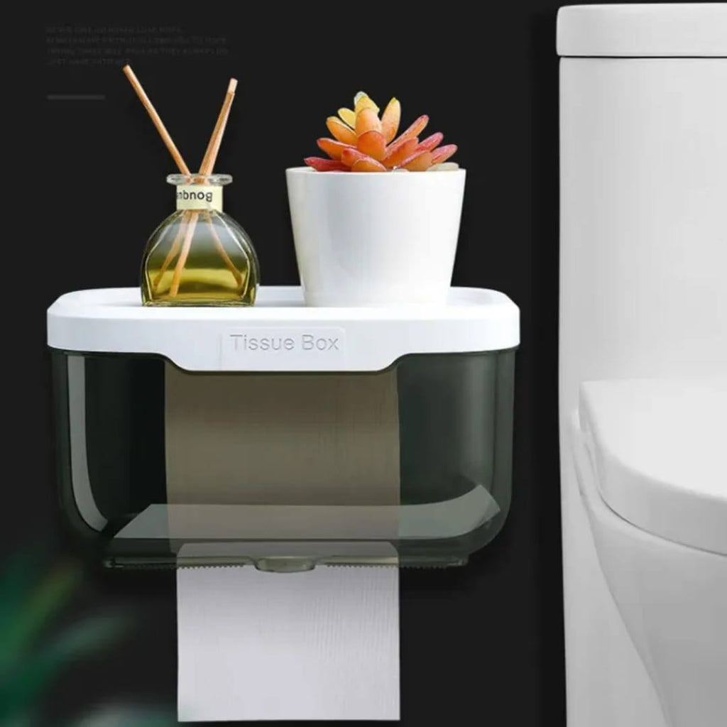 Plastic tissue holder