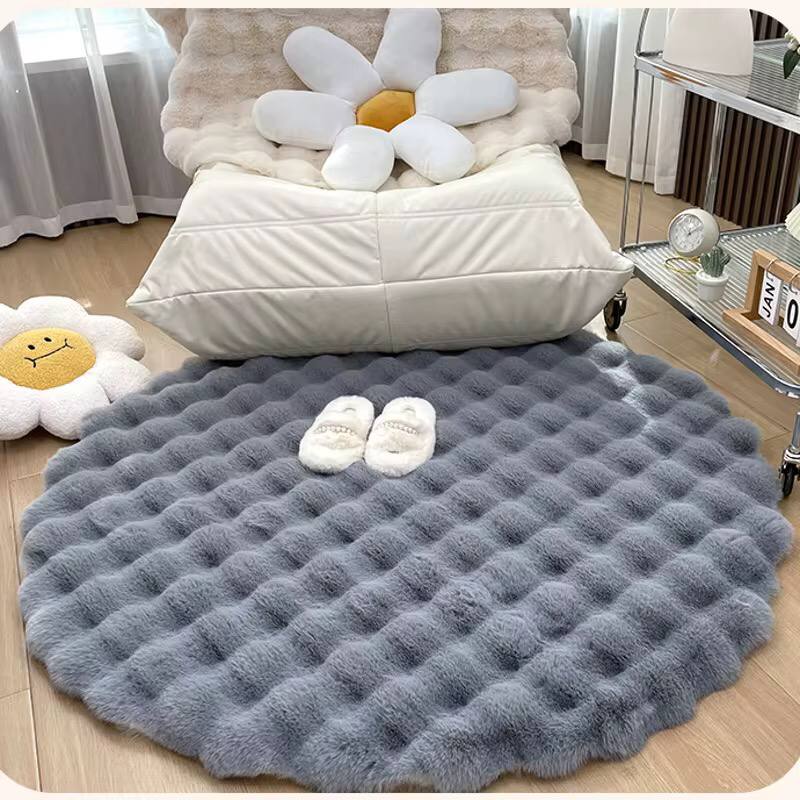 Fluffy Round Plush Rugs