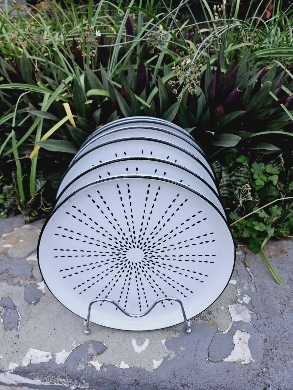 6pcs Ceramic plates