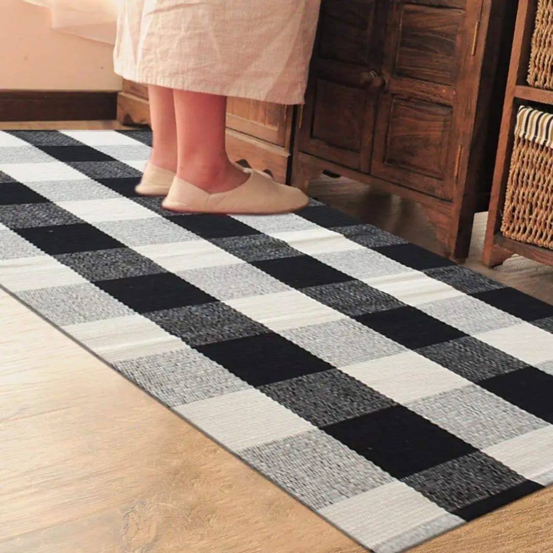 Monochrome Woven Rug ‰ÛÒ Classy. Minimal. Timeless