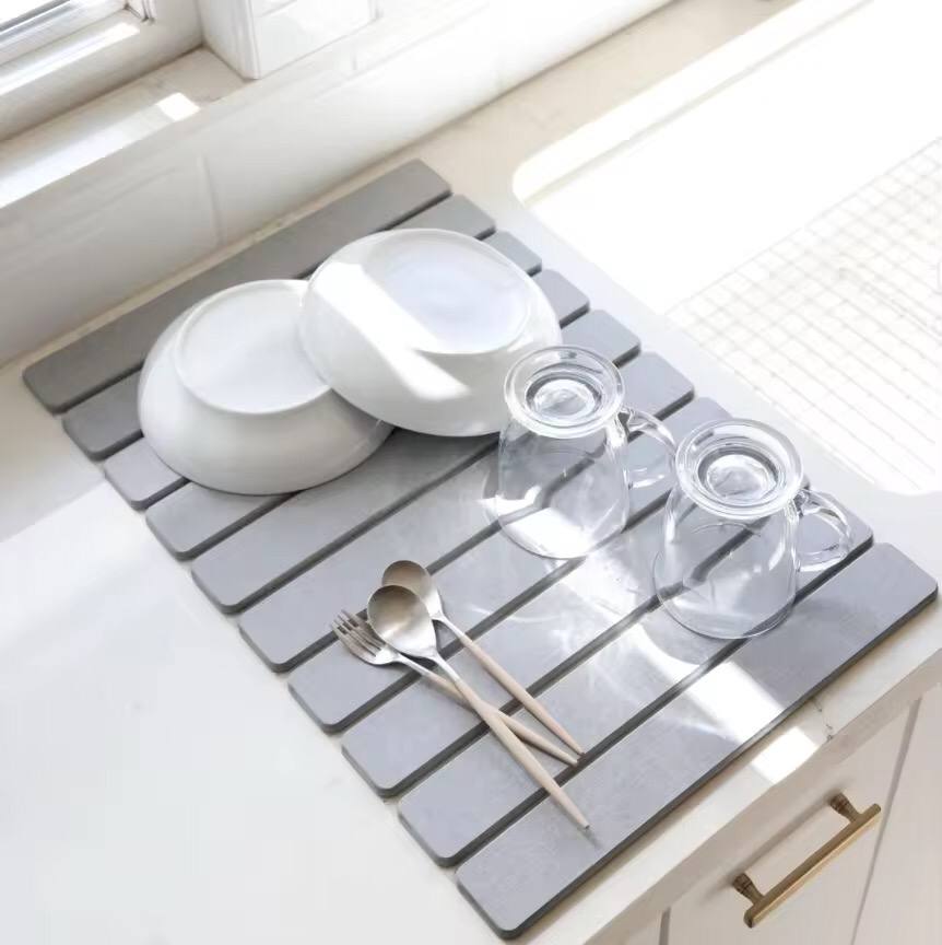 Multifunctional Fast Drying Stone Dish Drying Mat /Insulation Pad/ Bath Mat (60ÌÑ40cm)