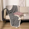 Bohemian knitted throw blankets