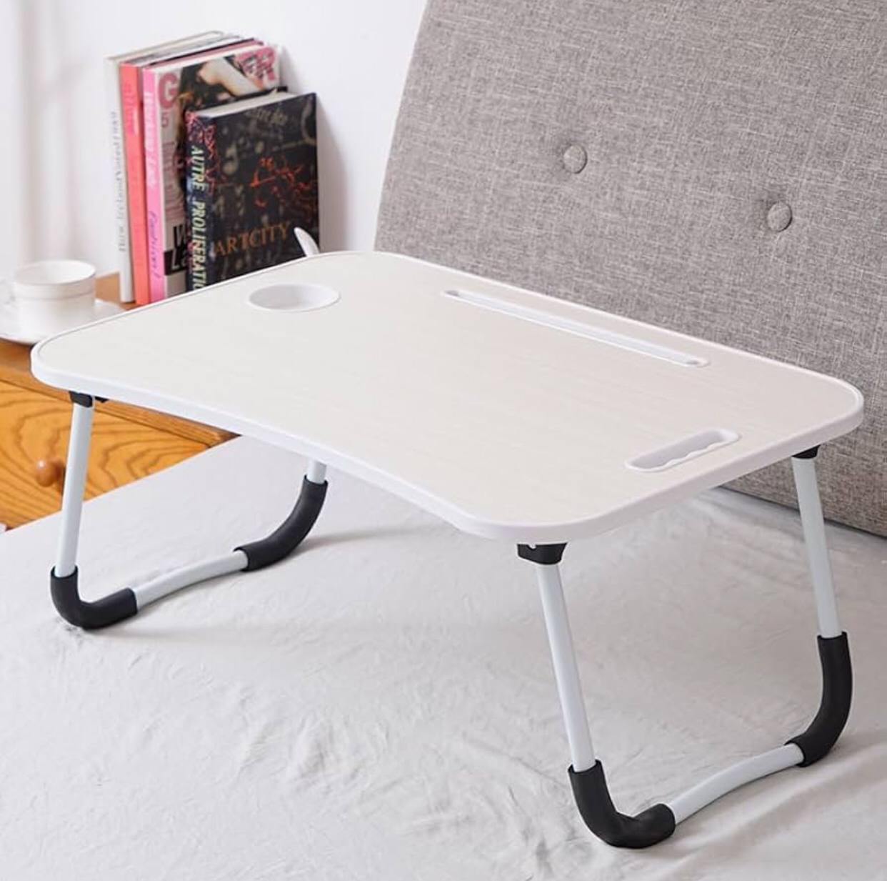 Multiple purposes simple breakfast in bed Table