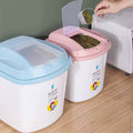 Cereals/storage containers with measuring cup