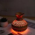 Colourful wood grain flower humidifier