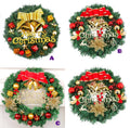 30CM FRONT DOOR CHRISTMAS WREATH DECORATION
