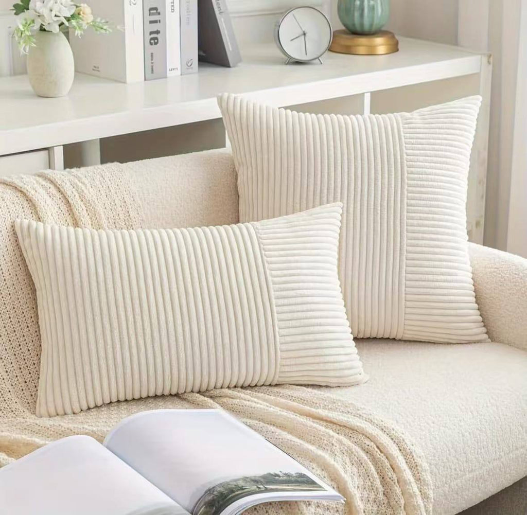 Soft Solid Couch Pillowcases Cross Patchwork Textured Cushion Covers


Happy Shopping
