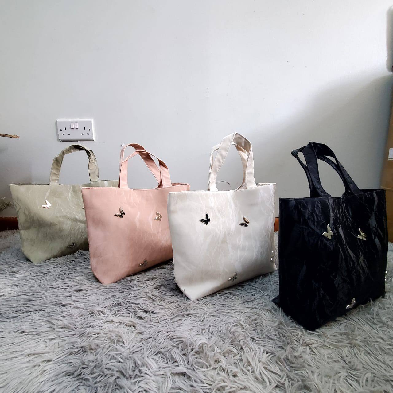 Butterfly large capacity tote Bag
