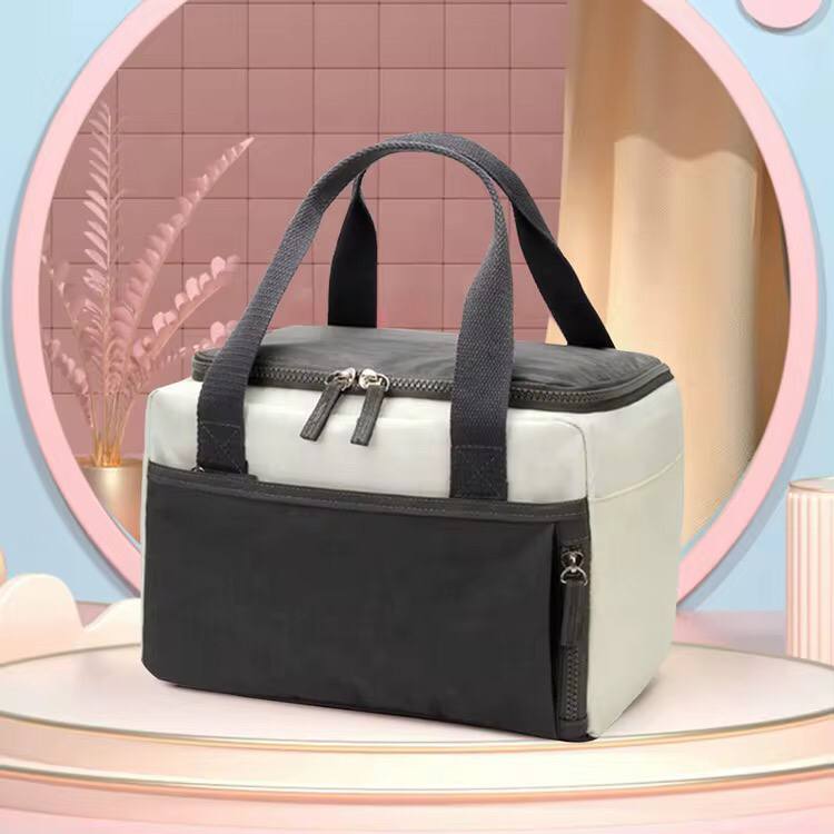 Portable multiple pockets women lunch bag(J)