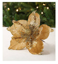 Red Artificial Flowers Champagne Christmas Flower