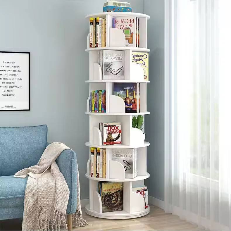 5 Tier 360å¡ stackable bookshelf organizer with wheels