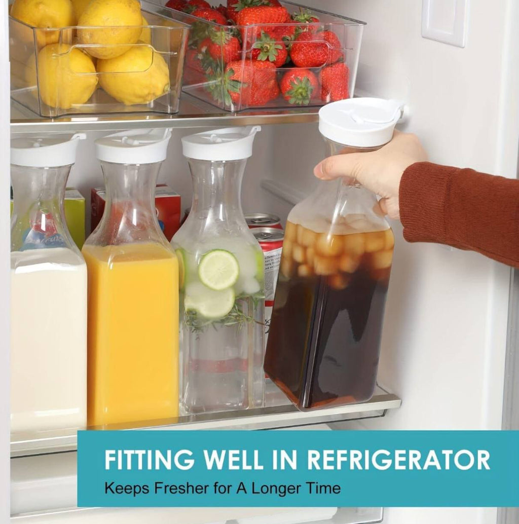 Juice Carafe 1.5 liters with Lids