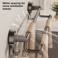 Suction towel holder