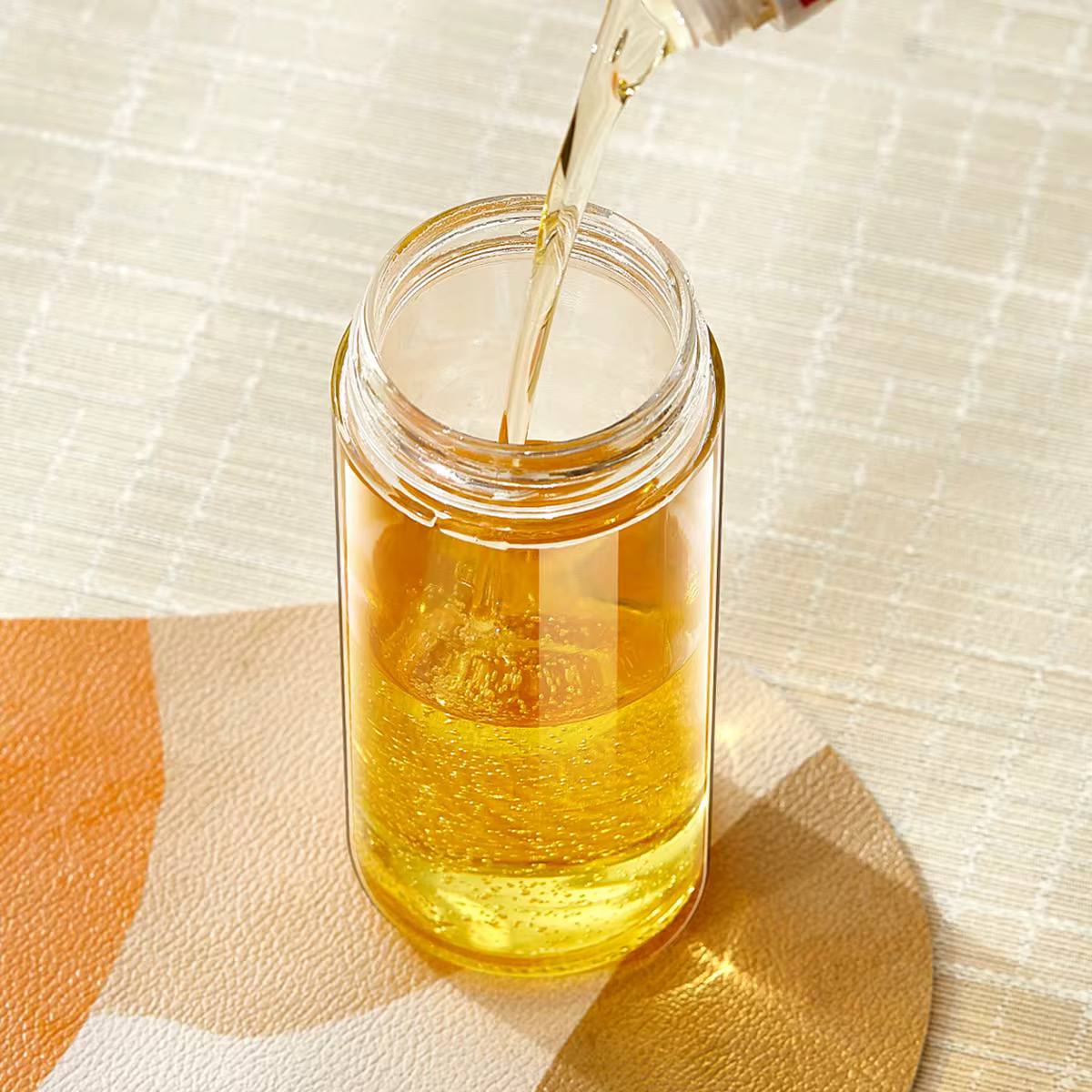 Glass oil dispenser