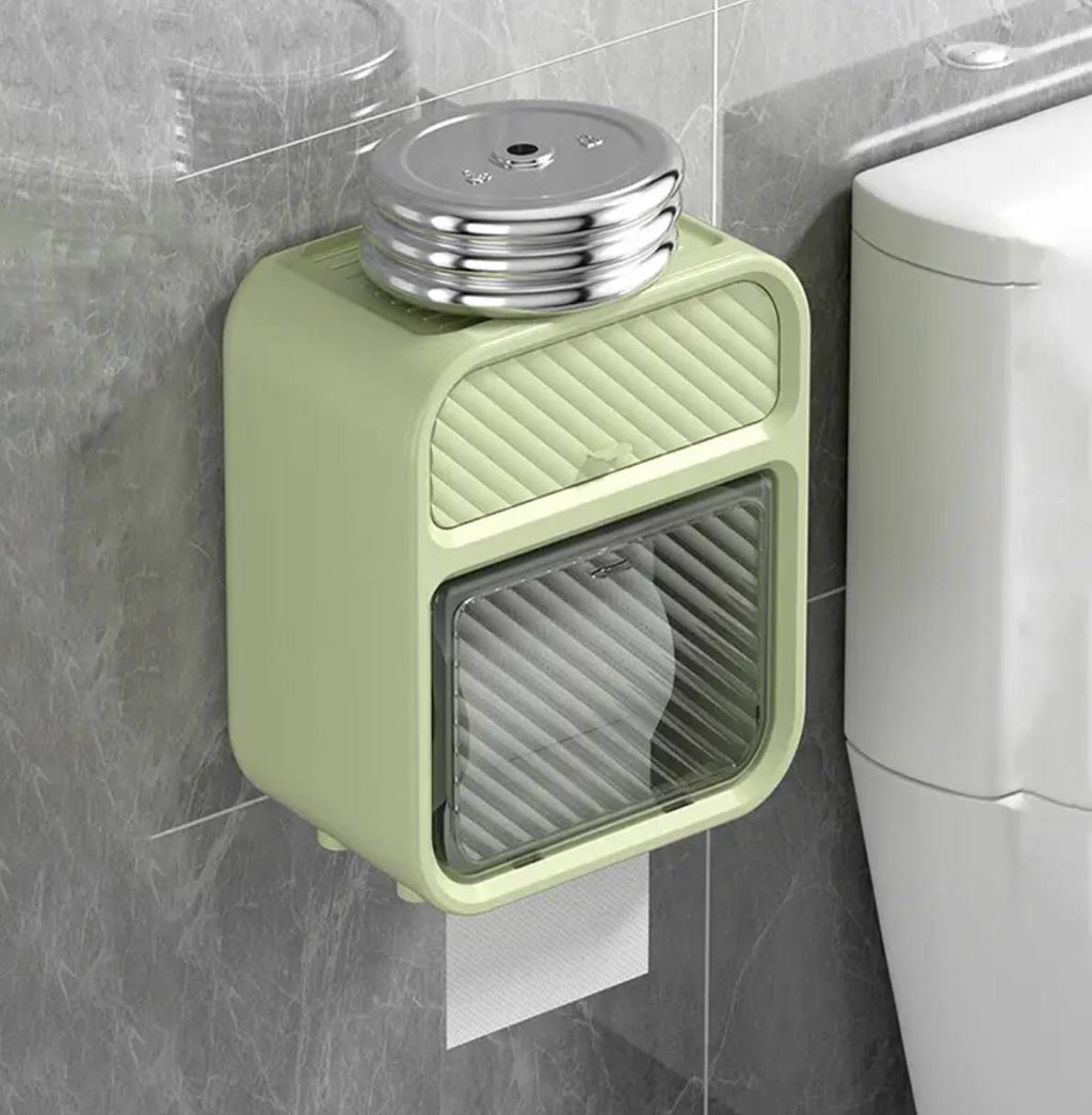 Space-Saving Wall-Mounted Tissue Box Holder