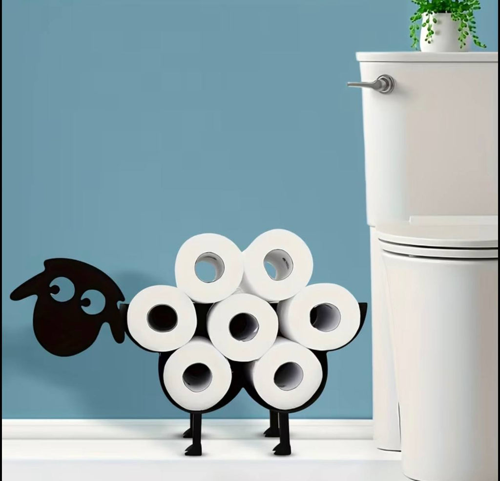 Creative Toilet Paper Holder ‰ÛÒ Metallic Finish