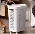 Rolling Laundry Hamper with Lid