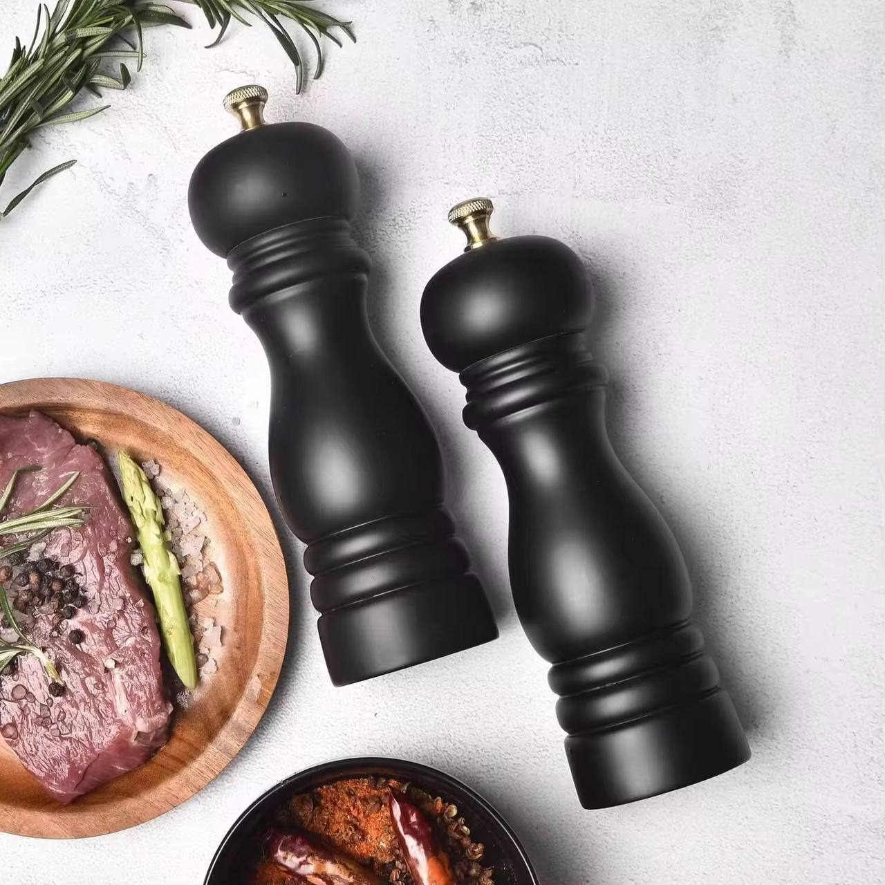 6 inch Wood Pepper Grinder