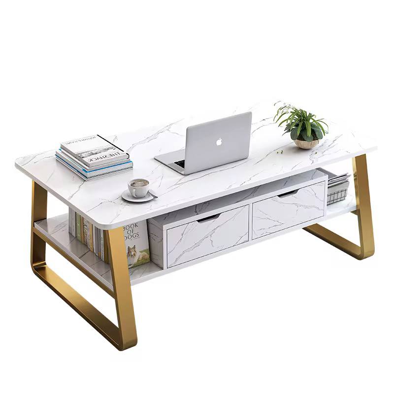 Coffee table with drawers