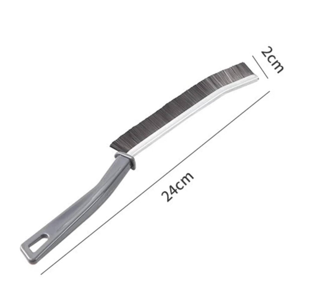 2pcs hard bristle  crevice cleaning brush