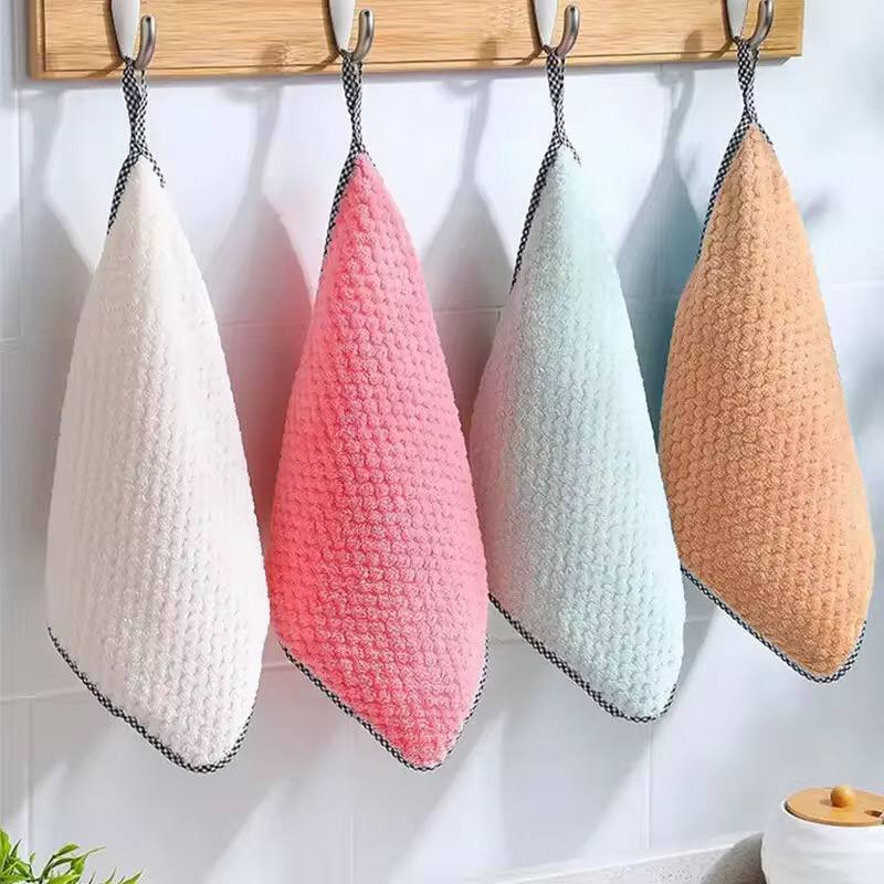 Cleaning Cloth, Coral Fleece 
5pcs