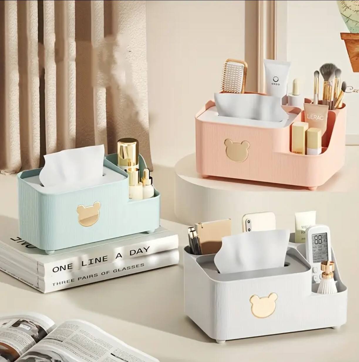 Desktop storage box
