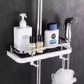 Rotating hook Shower storage rack
