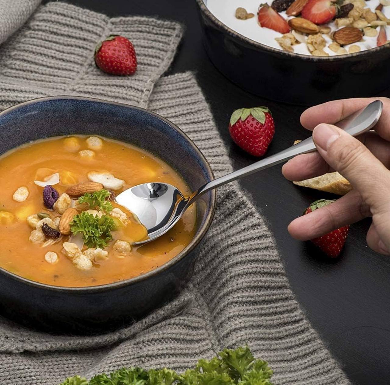 6pcs GC SOUP SPOON