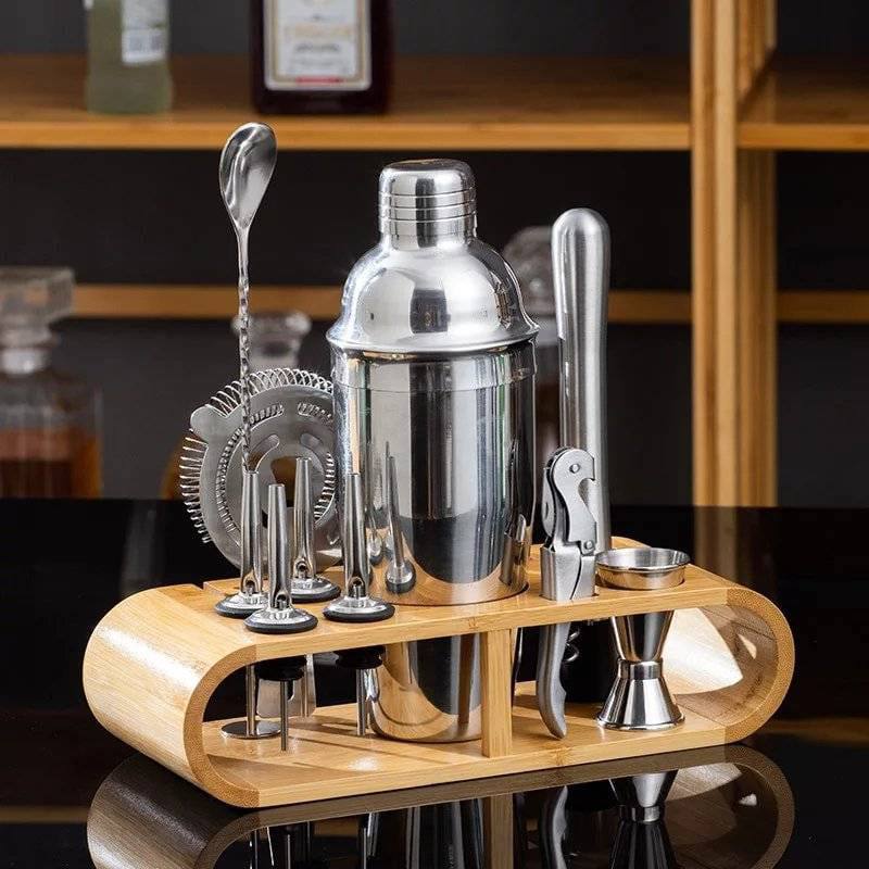 12pcs set Bar tender kit cocktail shaker