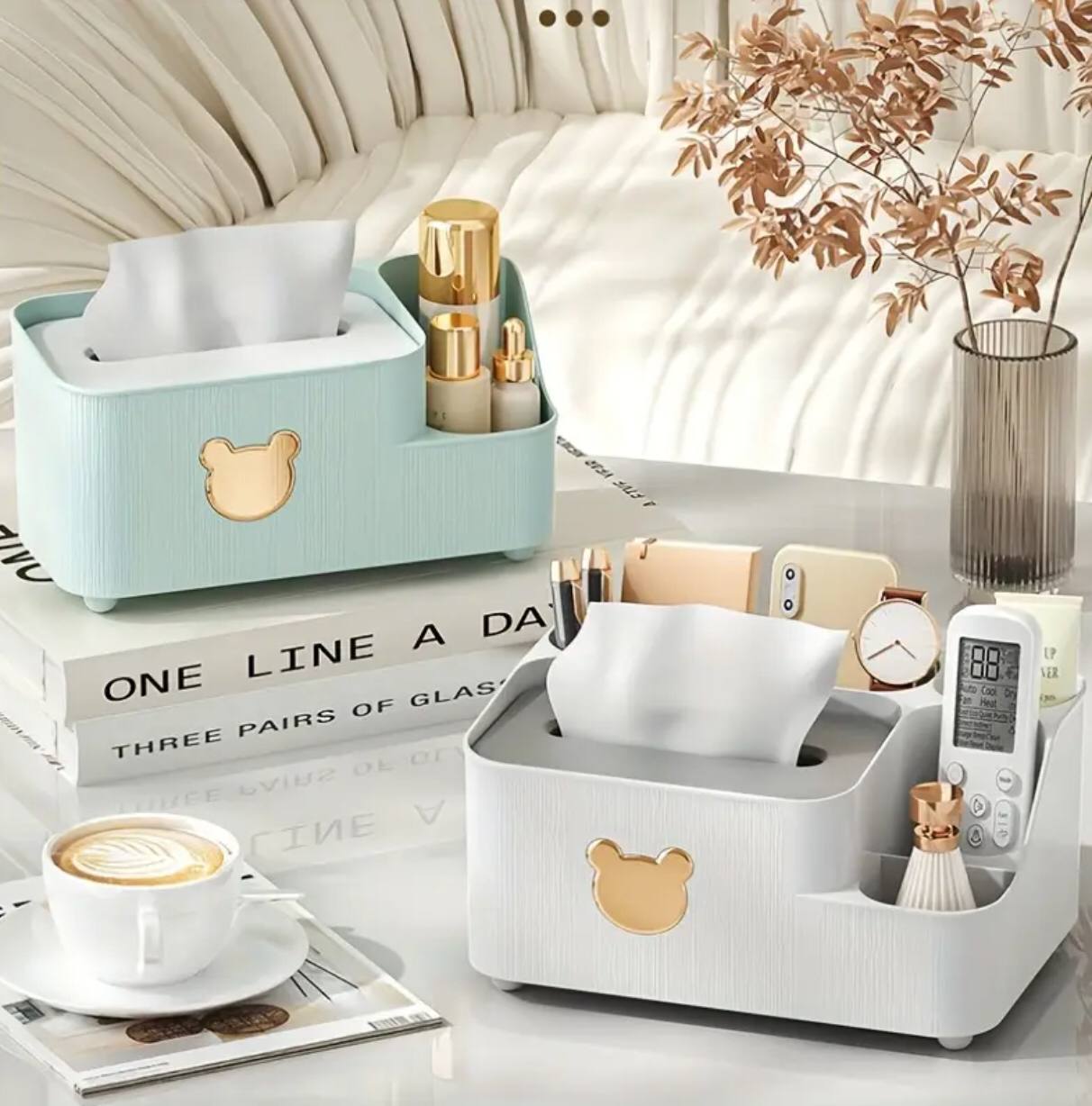 Desktop storage box