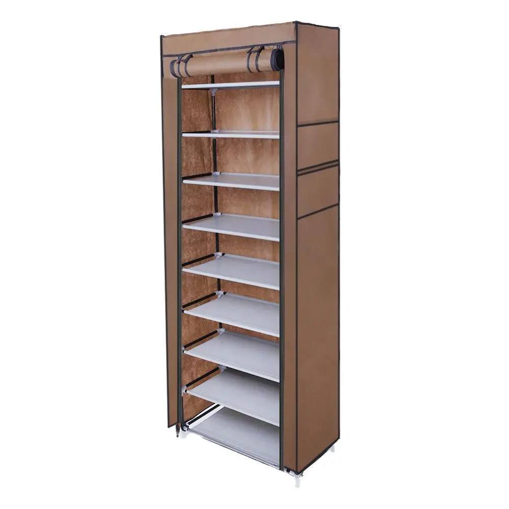 10 Tier Dustproof 27 Pairs Shoes rack, shoe Storage Organizer