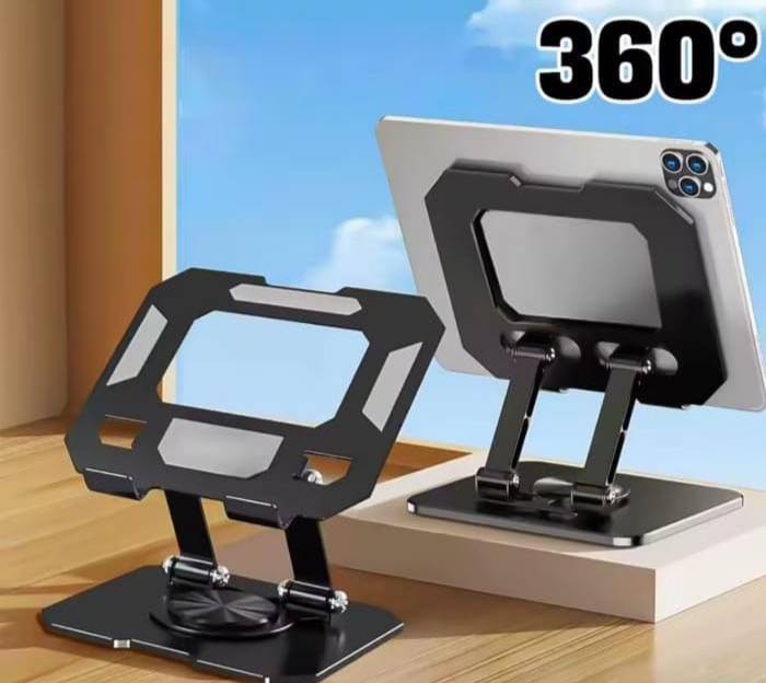 360å¡ Rotatable Tablet Stand Adjustable Foldable Desktop Stand