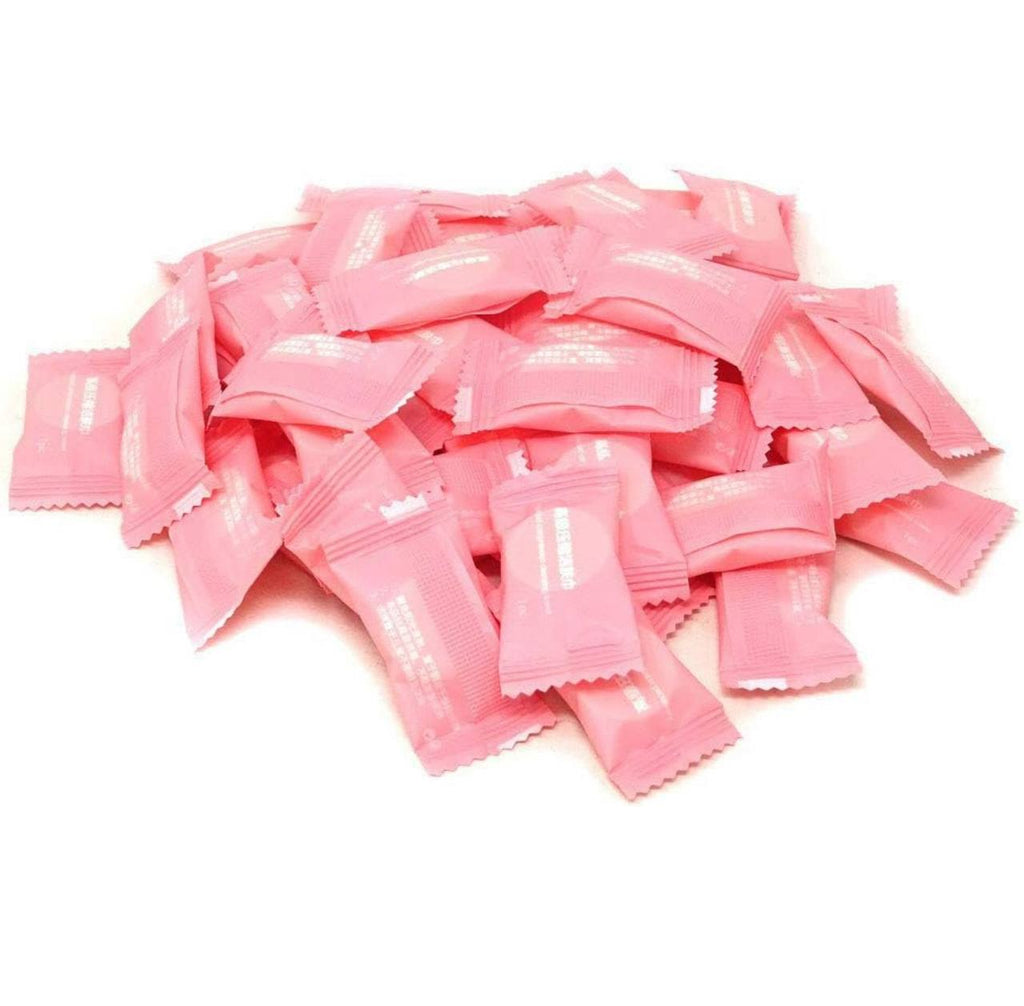 Compressed washcloth/ disposable cotton face towel.