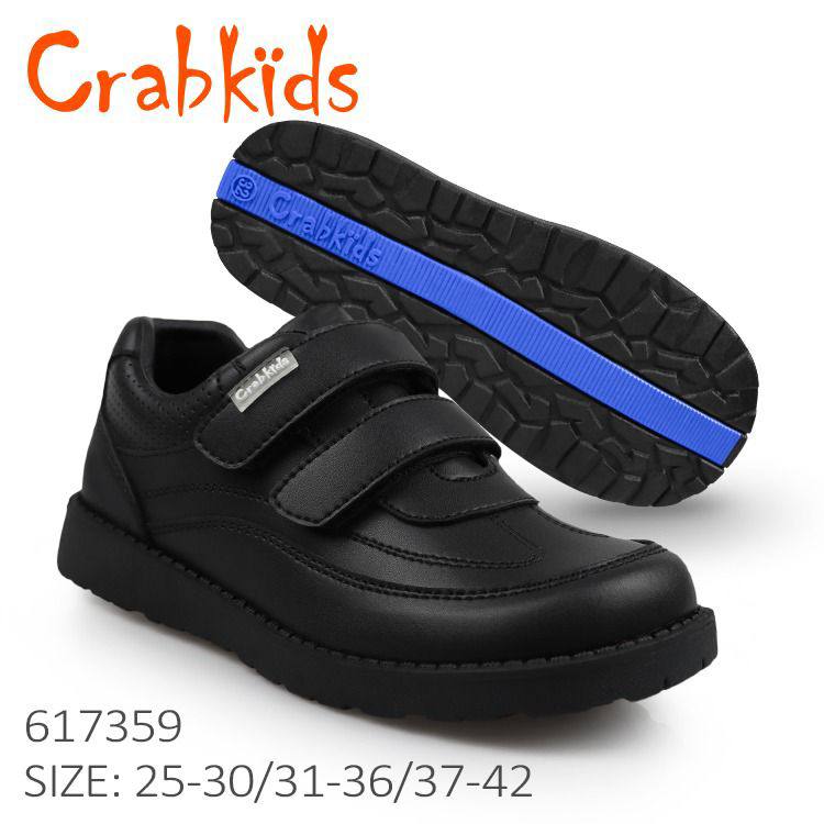 Crab Kids school shoes 
designed for everyday comfort and long-lasting durability.