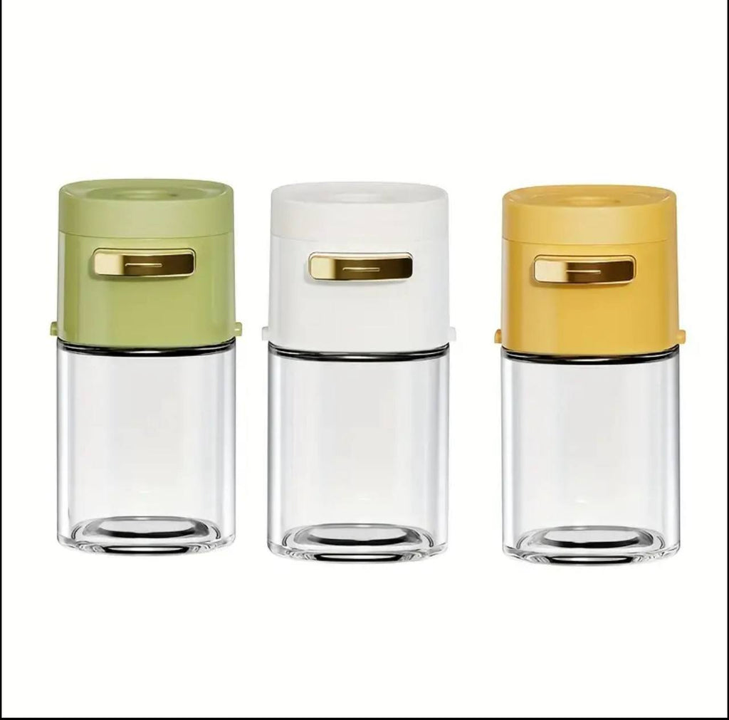 New 180ml glass quantitative seasoning jar