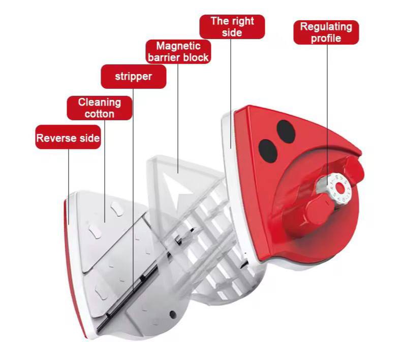 Double-layer Hollow Strong Magnetic window /Glass Cleaner