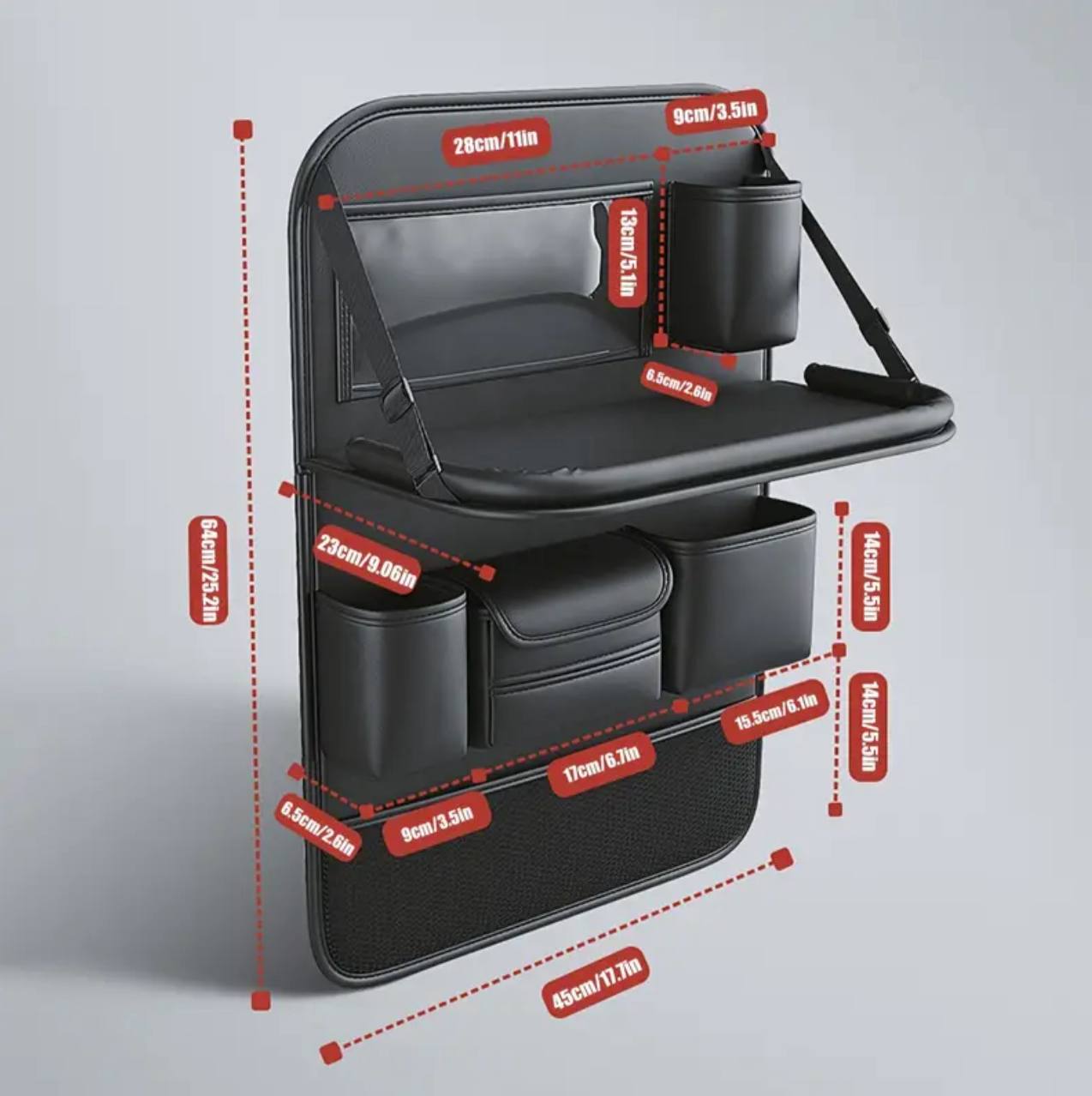 All in one Multi-Functional  car seat Back Organizer