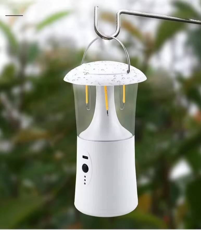 HP2403 360‰�¡ Rechargeable camping lantern with 3 lighting modes now available in white colour