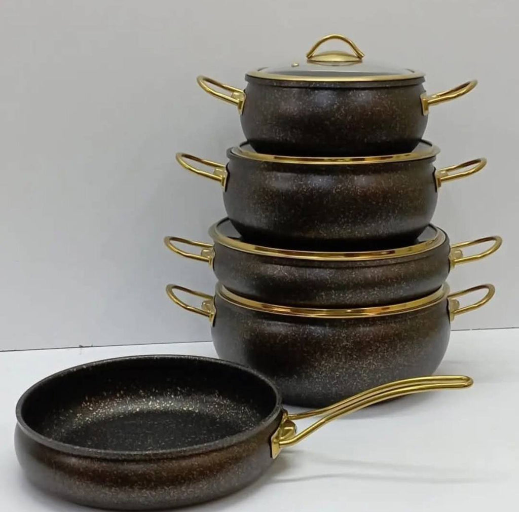 9PCS GRANITE COATING KITCHEN COOKWARE SET