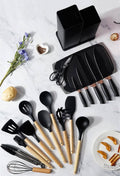 19 in 1Heat resistance silicone spoon set