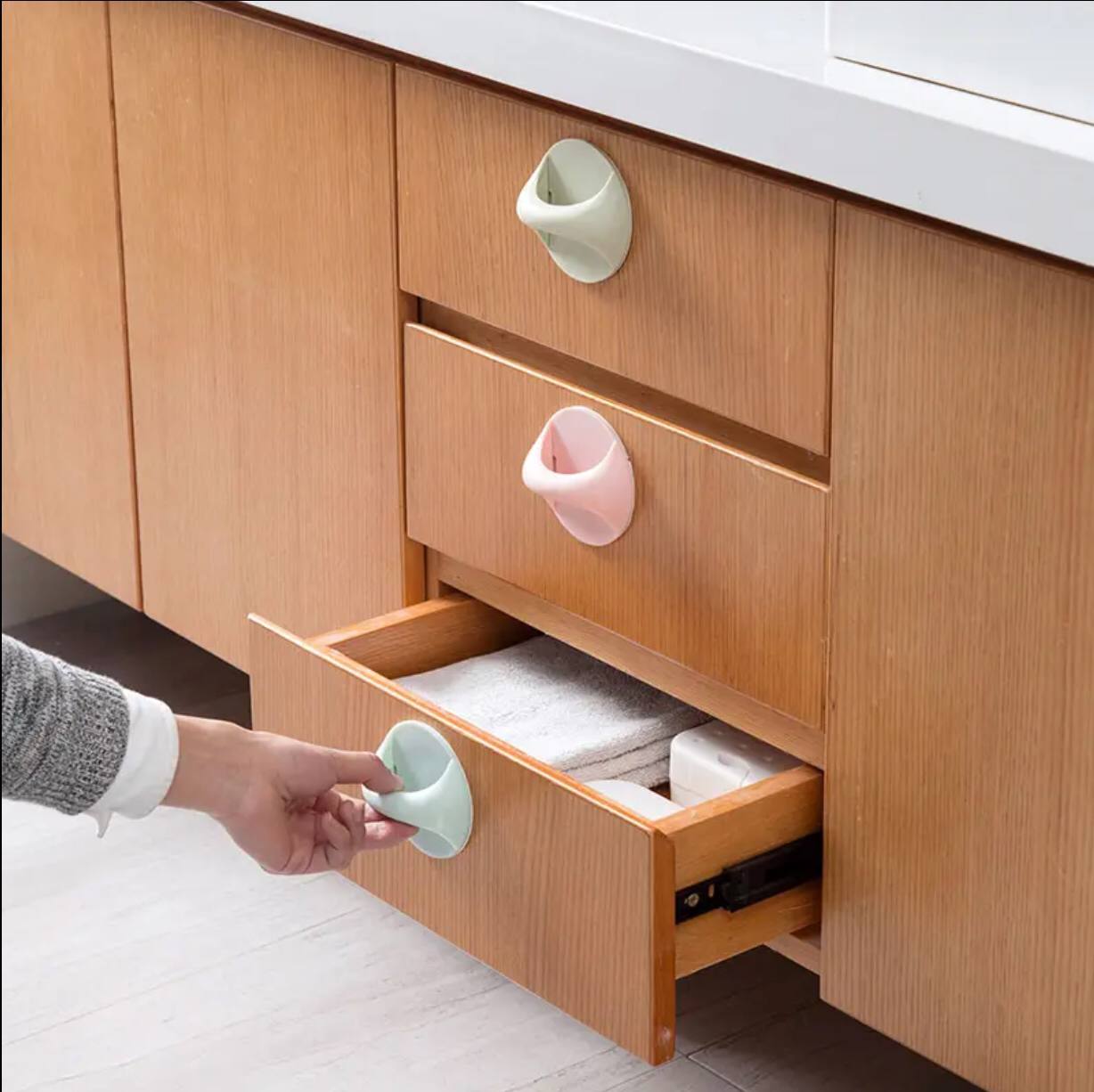 Drawer or Door Adhesive Handle 3 pieces